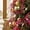 Rose Red, variant on Dalrosia 10PCS Glitter Christmas Picks Long Christmas Artificial Glitter Stem Flower Arrangements for Christmas Tree Xmas Party Wedding Vase Decorations 21Inch