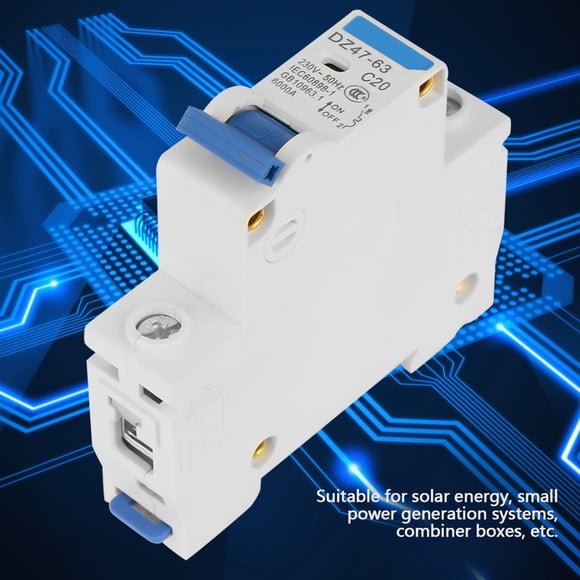 Miniature Circuit Breaker DZ47-63 230V, Suitable For Solar Energy, Small Power Generation Systems