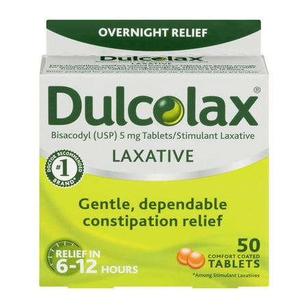 Dulcolax Laxative Tablets, 50ct