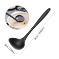 thumbnail image 2 of Cuchara para sopa LRH silicona antiadherente resistente al calor color negro, 2 of 5