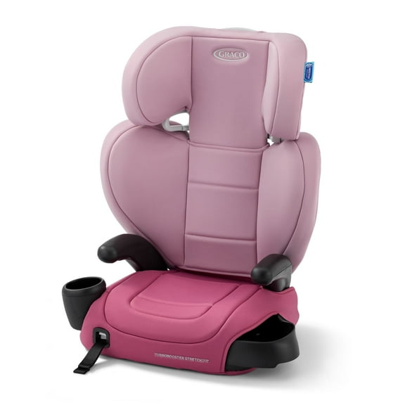 Graco TurboBooster Stretch2Fit Booster, Rosalie, Pink