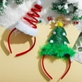 thumbnail image 6 of Joyfy 2 Pcs Lighted Christmas Headbands with LED Lights in Elastic Santa Hat Christmas Tree Design for Xmas and Holiday Parties (One Size), 6 of 7