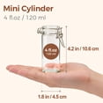 thumbnail image 2 of 4 Oz Glass Spice Jars With Airtight Clamp Lids  6 Pack Small Swing Top Containers For Storage Pantry Organization Party Favors & Diy Gifts - Includes Funnel Labels, 2 of 8