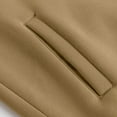 thumbnail image 6 of Handshe Men's Zip-Up Hoodie, Fleece-Lined Solid Color with Arm Pocket, Casual Long Sleeve for Daily Use, 6 of 8
