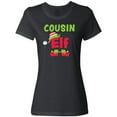 thumbnail image 3 of Inktastic Christmas Cousin Elf Women's T-Shirt, 3 of 5