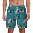 thumbnail image 2 of Goofa Dachshund Dog Printed Men's Swim Trunks Board Shorts Quick Dry Mens Swimming Trunks with Compression Liner,Breathable Fit Hawaii Beach Shorts-XX-Large, 2 of 9