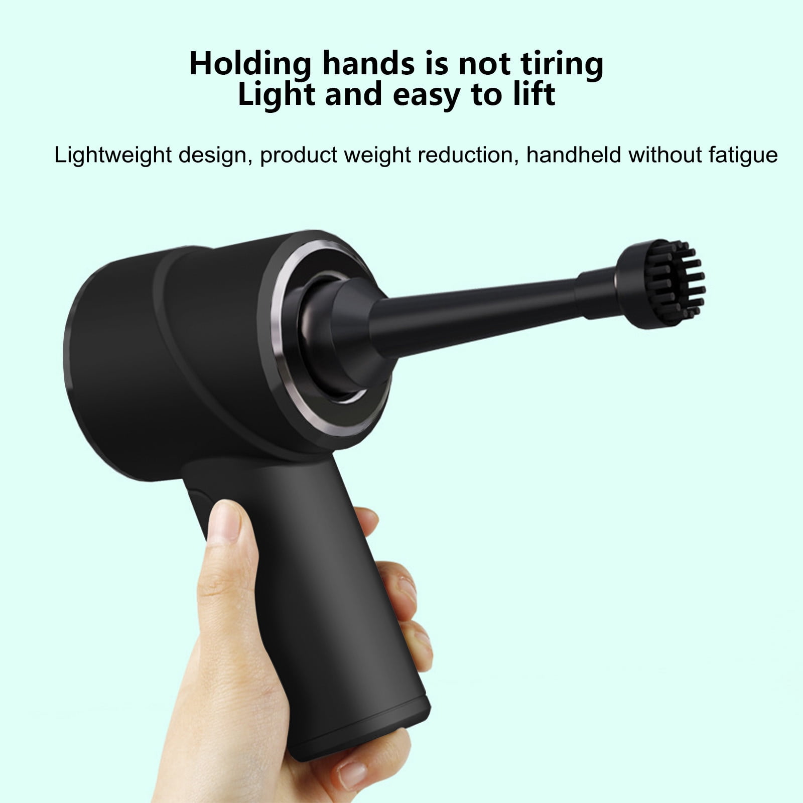 Harpi Handheld Car Vacuum Cleaner, Mini Portable Vacuum Cleaner Cordless, 9000Pa Powerful Suction Rechargeable, 4000 MAh Long-Lasting Battery Lightweight Strong Wet Dry Hand Held Vacuum