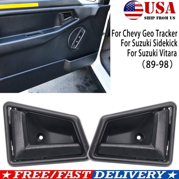 Set Inside Interior Door Handle Left Right for Chevy Geo Tracker Suzuki 89-98