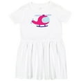 thumbnail image 3 of Inktastic Helicopter Pink Girls Girls Toddler Dress, 3 of 5