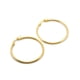thumbnail image 2 of Arracadas Lisas 4.0 Cm Oro Sólido 14k, 2 of 4