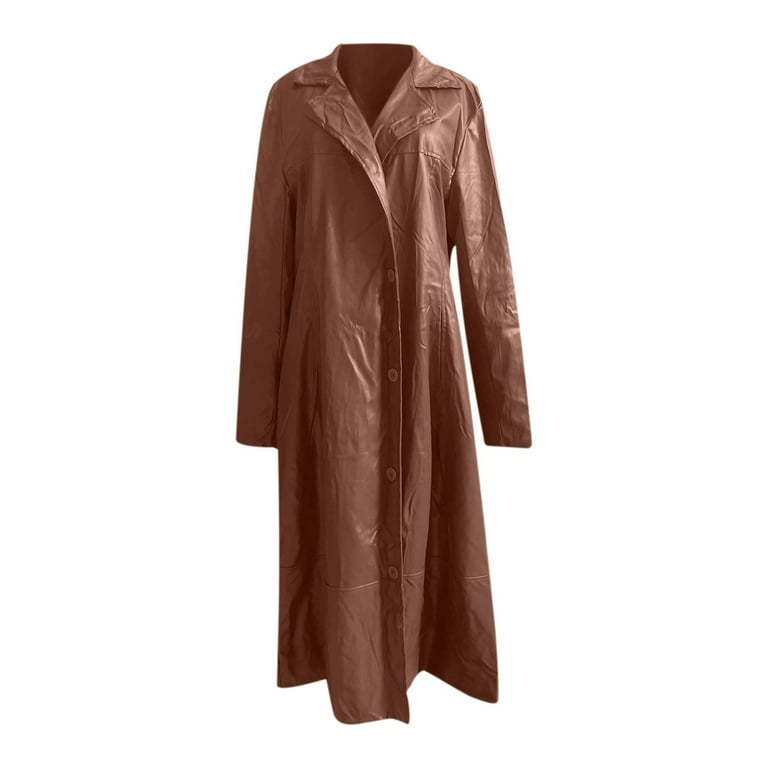 ジャケット・アウター FUGA Fake suede leather trench coat ジャケット・アウター FUGA Fake suede leather trench coat