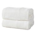thumbnail image 5 of Great Bay Home Velvet Plush Fleece Solid Warm and Cozy Bed Blanket  (Twin, Optic White), 5 of 5