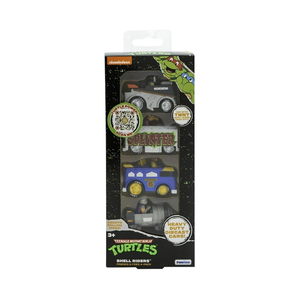 Set Diecast Shell Riders de Teenage Mutant Ninja Turtles 1:64