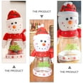 thumbnail image 3 of Gymnture 1Pc Christmas Candy Jar Transparent Candy Container Festival Candy Bottle, 3 of 11