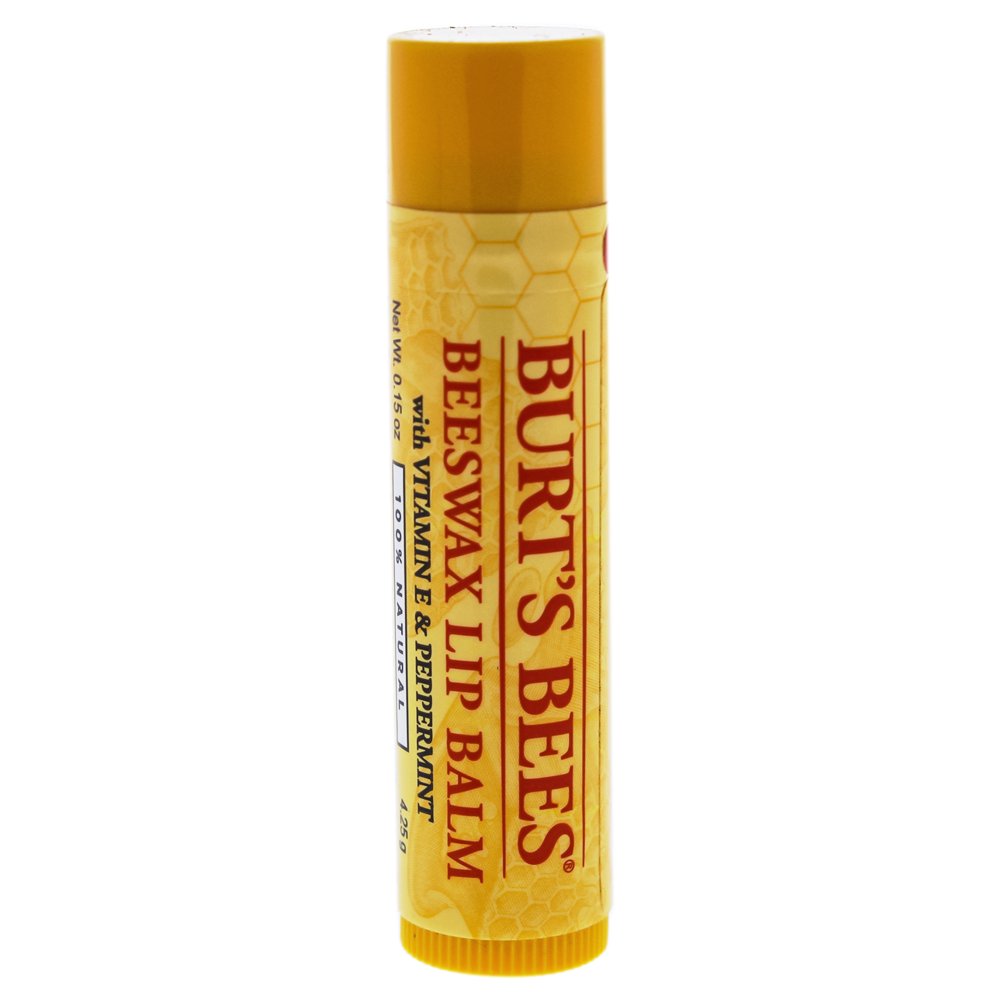 Beeswax Lip Balm With Vitamin E & Peppermint by Burts Bees for Unisex