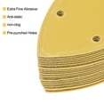 thumbnail image 5 of Uxcell 5 Holes 5.5-in P600 Aluminum Oxide Extra Fine Abrasive Triangle Sandpaper Flocking Backed 20 Pack, 5 of 6