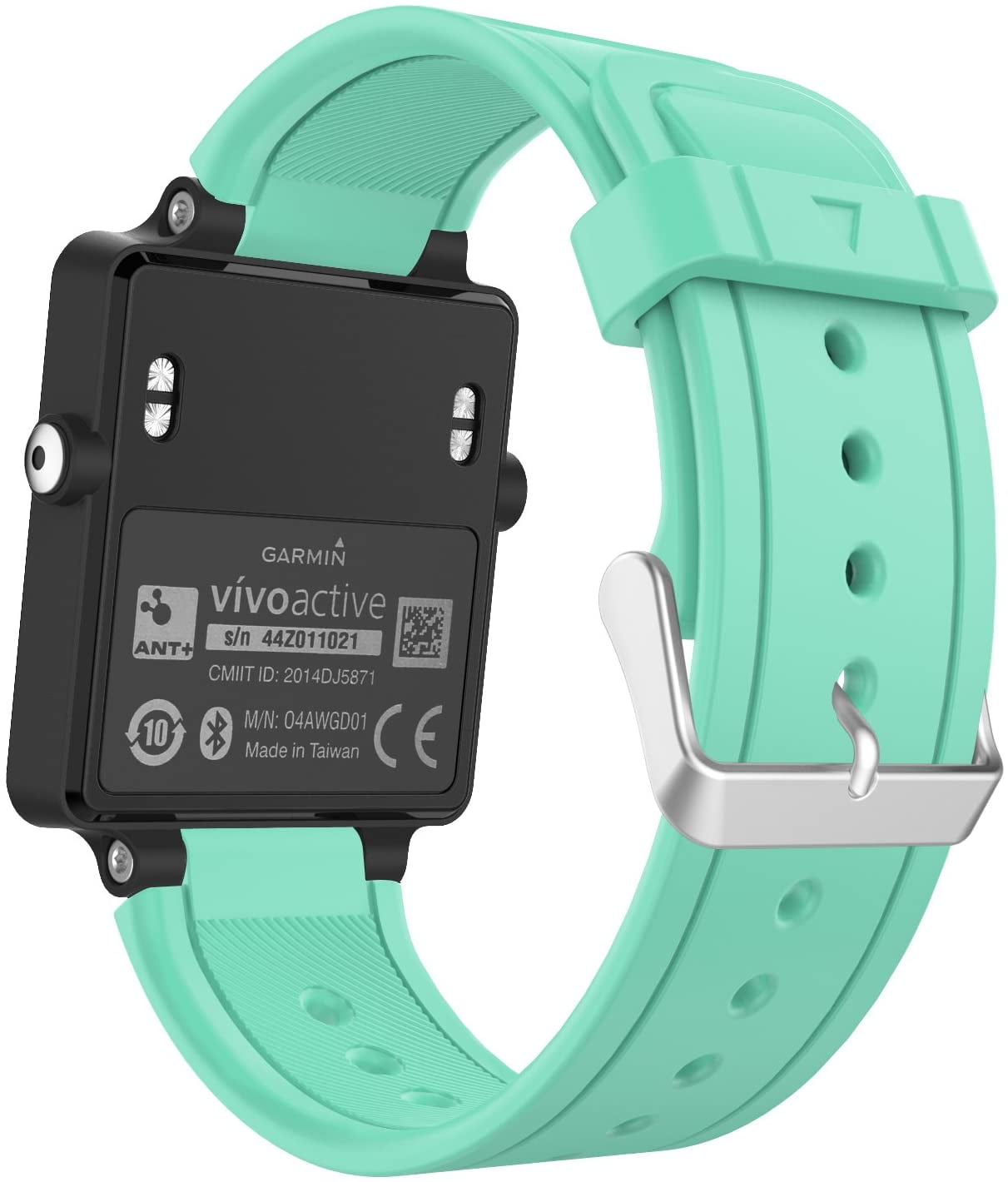 verhaal Pak om te zetten stad Watch Band Compatible with Garmin Vivoactive Soft Silicone Replacement Fitness  Bands Wristbands with Metal Clasps for Garmin Vivoactive Vivoactive Acetate  Sports GPS Smart Watch Mint Green - Walmart.com