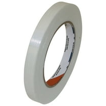 Shurtape GS-490 Economy Grade Filament Strapping Tape: 1/2 in. x 60 yds. (White)