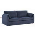 thumbnail image 3 of Modern Fabric 3-Seater Sofa Couch with Pullout Bed (220×80×75cm) for Living Room - Sturdy & Comfortable, 3 of 15