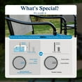 thumbnail image 2 of Sophia & William Patio Dining Chairs Outdoor Textilene Chairs Set of 4, Gray, 2 of 6