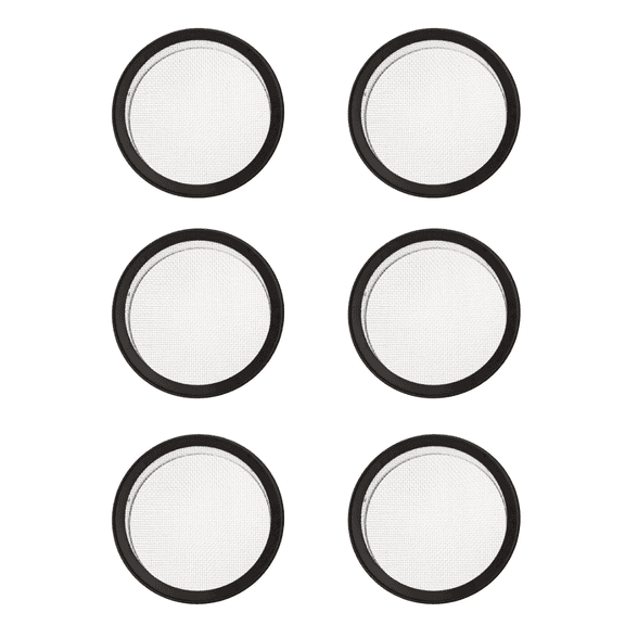 BugzyBugs 1" Aluminum Vent Tab Style Open Screen Black Pack of 6
