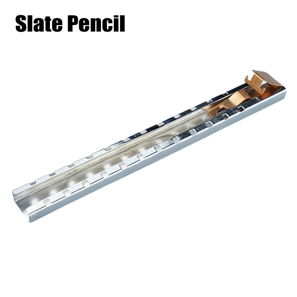 Goodhd White Slate Pencil Soapstone Marker + Holder Engineering Marking Tool Talc Pen