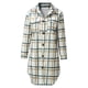 thumbnail image 5 of ICHUANYI Clearance Womens Plaid Long Wool Coat Shacket Jackets Long Sleeve Casual Boyfriend Flannel Shirts(Brown, XXL) ICHUANYI WER2023081405246, 5 of 5