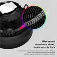 thumbnail image 2 of COOLMOON RGB CPU Cooler LED Colorful for Ultra Silent Computer CPU Heat Sink Cooling Fan DC 12V 3P Connector, 2 of 8