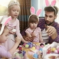 thumbnail image 6 of NMMUED Easter Bunny Rabbit Costume Set, Ears Headband Bow Ties Tail Set, Halloween Costume Assesories, 6 of 9