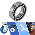 thumbnail image 2 of Unique Bargains Roulements à Billes Rainures Profondes 16003 17x35x8mm P5 Type Ouvert Roulements Lubrifiés 1 Pce Roue de Scooter Planche à Roulettes Universelle Ton Argent, 2 of 6