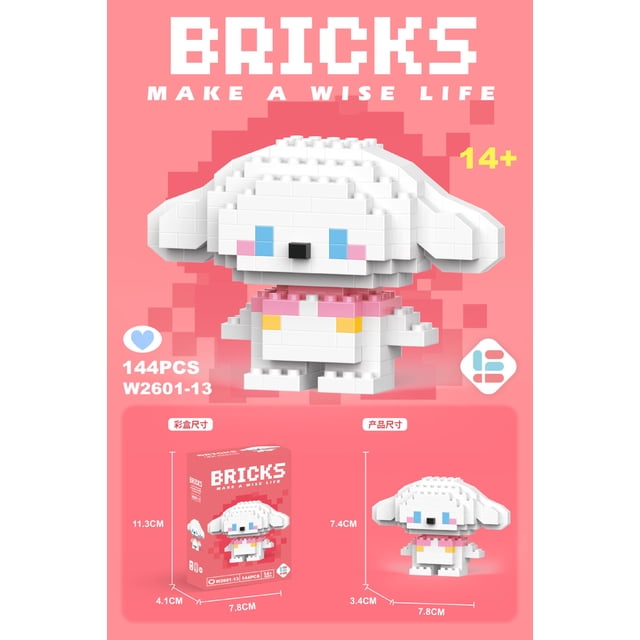 Bloques de construcción de Super Mario Bros, dibujos animados de anime, Luigi, Yoshi, Wario, Pikachu, minijuguetes de acción, regalos para niños