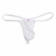 thumbnail image 3 of Mens G-String T-Back Shorts Men Underwear Men Stylish Lace Pattern, 3 of 8