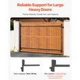 thumbnail image 4 of VEVOR Gate Building Kit, Fits 40 to 72 in Wide Openings, Up from 4 to 5 ft High Fence, Adjustable Gate Building Kit, Anti Sag Full Gate Frame Kit with Latch Lock and Screws, for Wooden Fence, Iron, 4 of 9