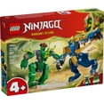 thumbnail image 2 of LEGO NINJAGO Jay's Dragon Mech Fight Building Toy - Pretend Play Set for Boys & Girls, Ages 4+ - Includes 2 Minifigures - Gifts for Birthdays - 71853, 2 of 8