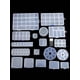 thumbnail image 1 of Adjustable Clear Plastic Jewelry Box, 19 Compartments For Beads, Earrings And Rectangular Shaped Jewelry, 1 of 1