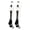 #44, variant on Player Id Number Socks Over the Calf White Black (#36, Large)
