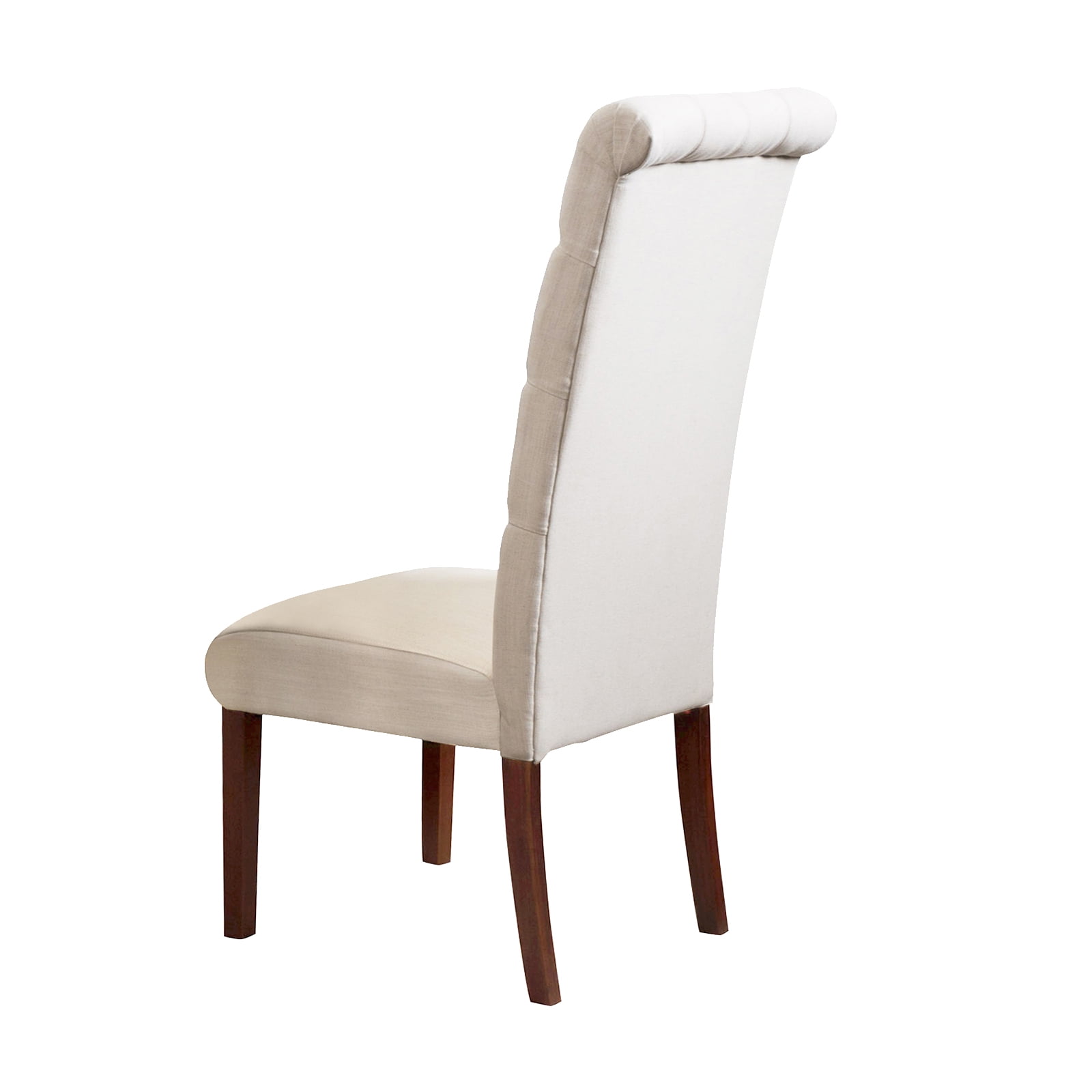 Kadyn Contemporary Fabric High Back Dining Chairs Set of 2, Upholstered Kitchen Side Chair for Dining Room, Modern Dinner Chairs with Wood Legs, Natural Kadyn Contemporary Fabric High Back Dining Chairs Set of 2, Upholstered Kitchen Side Chair for Dining Room, Modern Dinner Chairs with Wood Legs, Natural