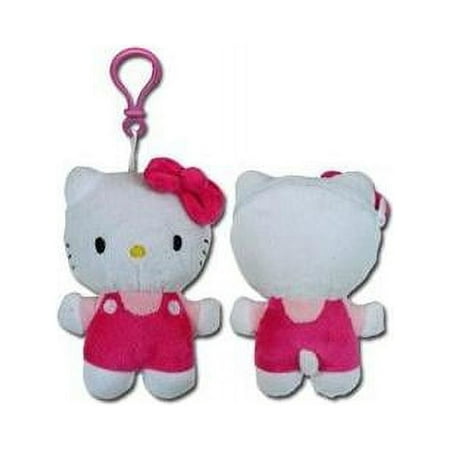 Coin Purse - Hello Kitty - Pink Plush Zipper Pull New 675339