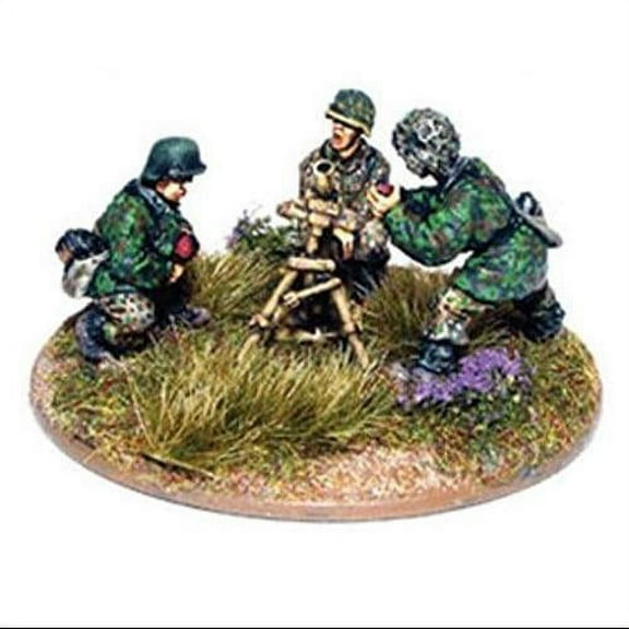 Warlord Games Waffen-SS 81mm Medium Mortar Team New