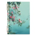 thumbnail image 2 of Wirebound Notebook Hardcover Spiral Notebooks Flowers and Butterflies Flying, 60 Pages, 80 GSM, 5.7 x 8.3in, 2 of 7