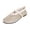 Shoes # Beige, variant on Samdudou Dress Shoes for Women Closed Toe Mary Jane Flats Edgy All Over Spiked Stud Embellishments Sheer Breathable Mesh Slip On Summer Evening Party Chic Footwear