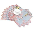 thumbnail image 2 of XMXY Woven Placemats Set of 6 PCS, Cherry Blossom Tree Table Mats Washable Heat Resistant Placemats, 2 of 6