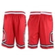 thumbnail image 5 of Pantalón Corto de Gimnasia ANGGREK Poliéster Rojo Alto Rendimiento para baloncesto, 5 of 8