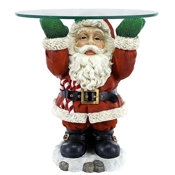 Yuarrent Soporte para golosinas de Papá Noel de Navidad Bandejas de fiesta de Navidad Decoración de de escritorio de Año Nuevo de Navidad Kits de decoración para fiestas Yuarrent HA038700-00