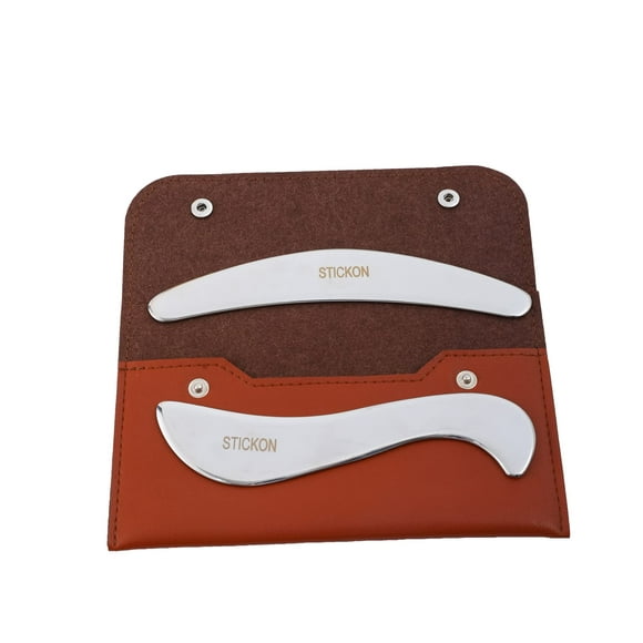 Herramienta de Masaje STICKON Gua Sha 2en1 de Acero Inoxidable
