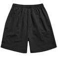 thumbnail image 6 of TEAJOPSUU Men's Cargo Shorts Drawstring Waist Cargo Shorts with Multi-Pocket Design Quick Dry and Sweat-Wicking Features Black, 6 of 8