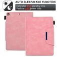 thumbnail image 4 of Decase Tablet Case for iPad 9th 8th 7th Generation,Magnetic Leather Smart Protective Case Card Slots Wallet Rugged Shockproof Kickstand Cover for iPad 10.2 inch 2021/2020/2019,Pink, 4 of 5