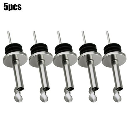 

5PCS Stainless Steel Wine Wine Olive Oil Stopper Bottle Pourer Dispenser Spout
