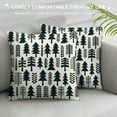 thumbnail image 3 of GOSMITH Pine Tree Forest White Geometry Throw Pillow Case Cushion Cover Home Sofa Decorative, 3 of 5