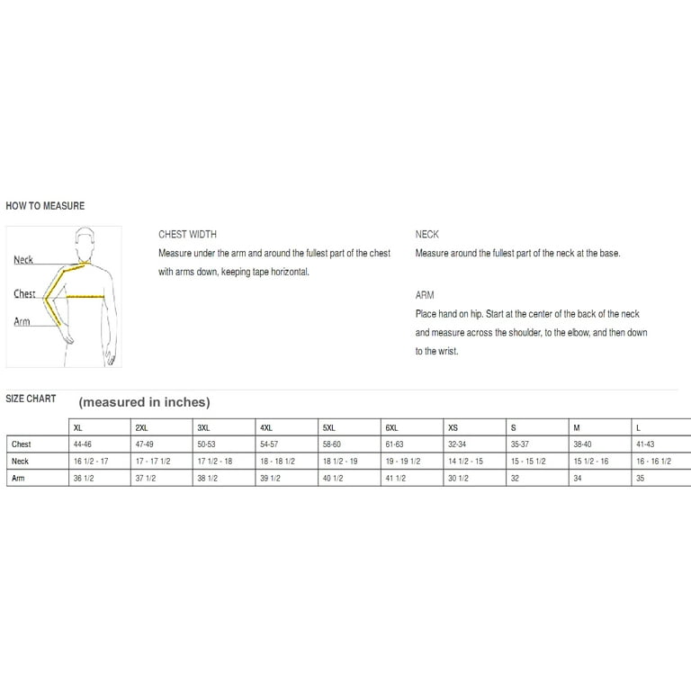 Kenzo shirt size clearance chart